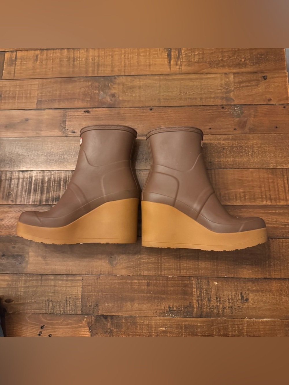 HUNTER Wedge Rain Booties - Picture 2 of 9
